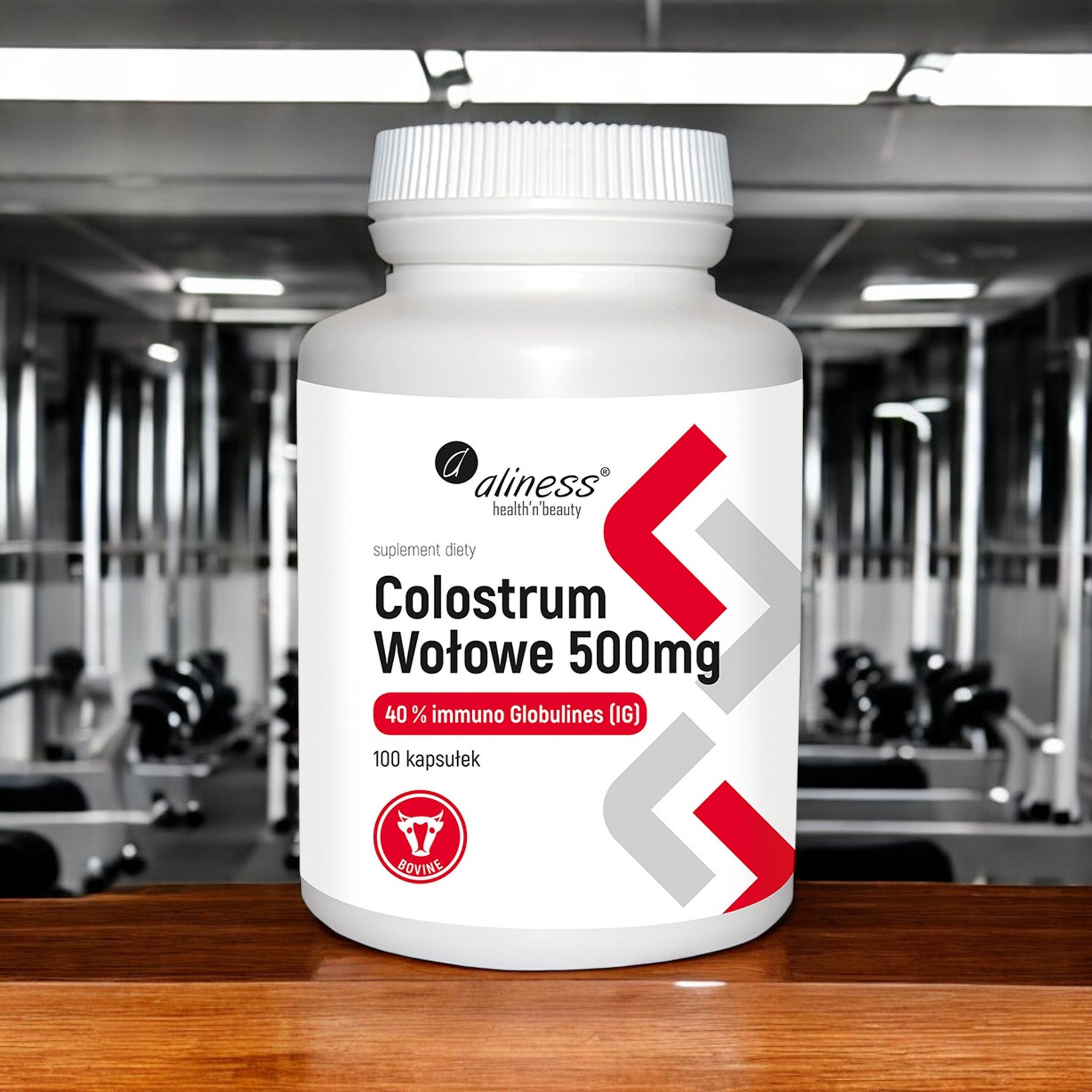 ALINESS Colestrum Wołowe 500mg - 100caps