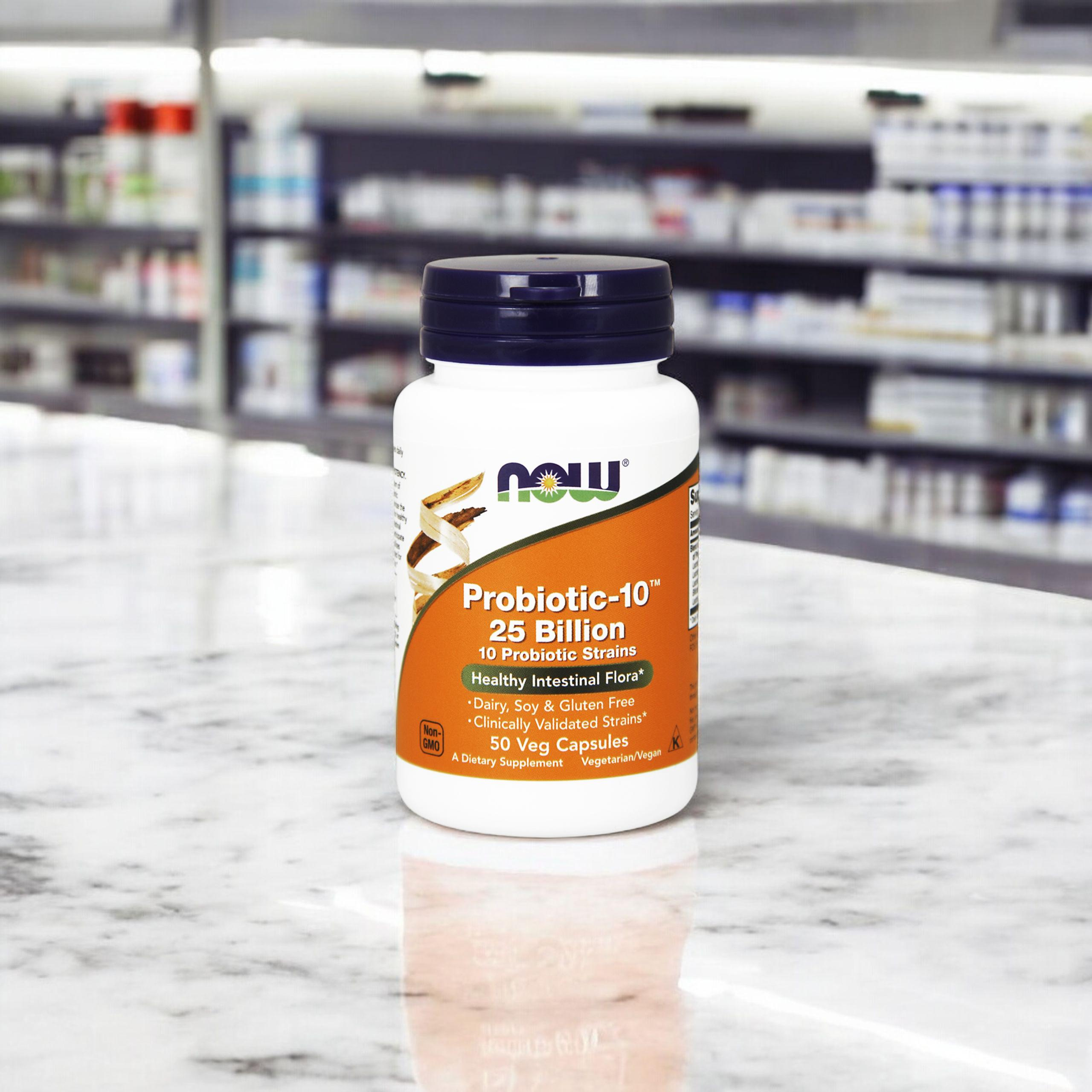 NOW Probiotic-10 25 Billion - 50vegcaps