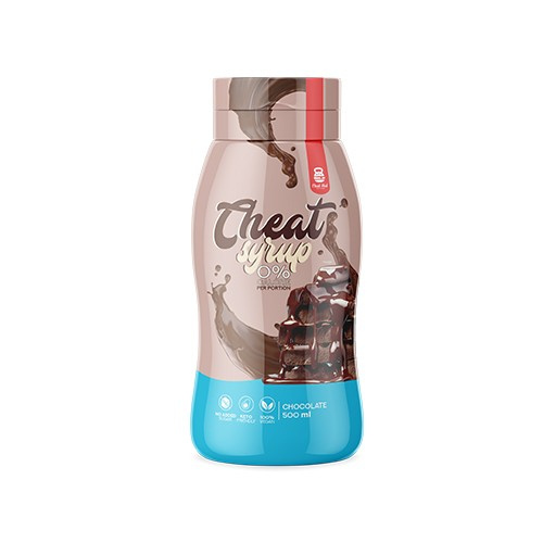 Cheat Meal Nutrition Syrup 0% (Kalorienfreier Syrup) - 500ml - Czekoladowy
