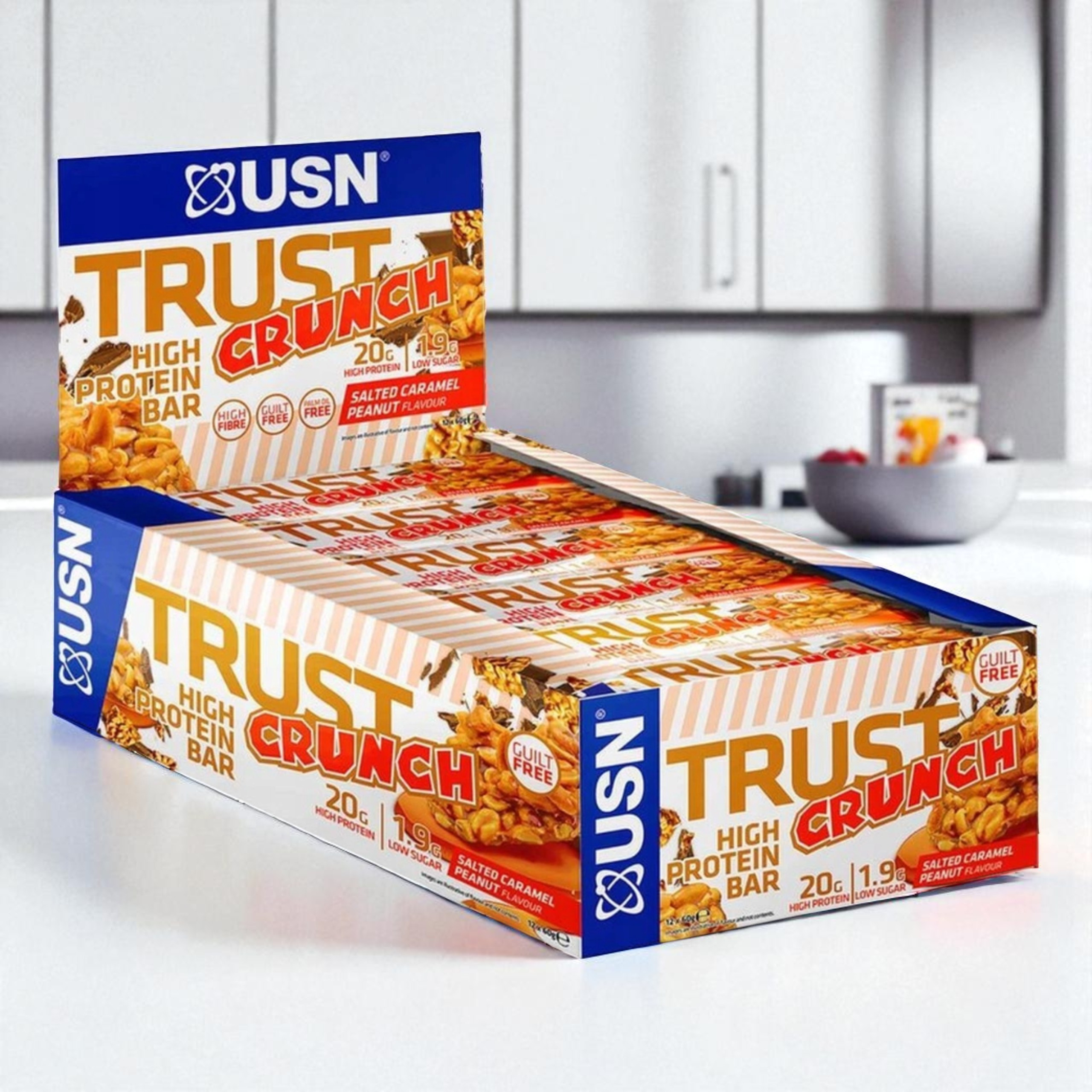 USN - Trust Crunch - 12x 60g - AUSVERKAUF - 31-03