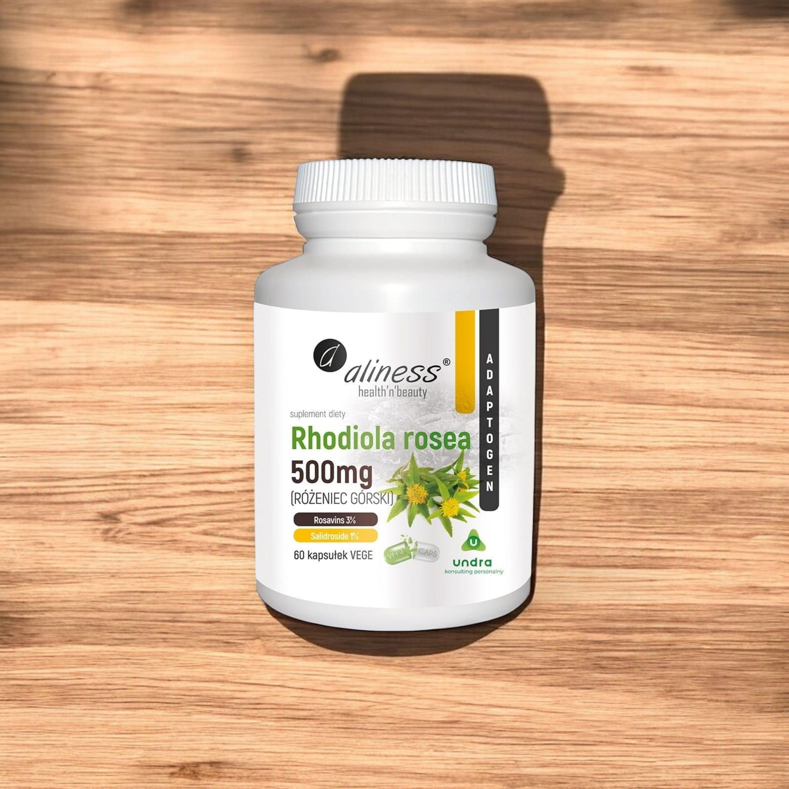ALINESS - Rhodiola Rosea 500mg - 60Vkaps.