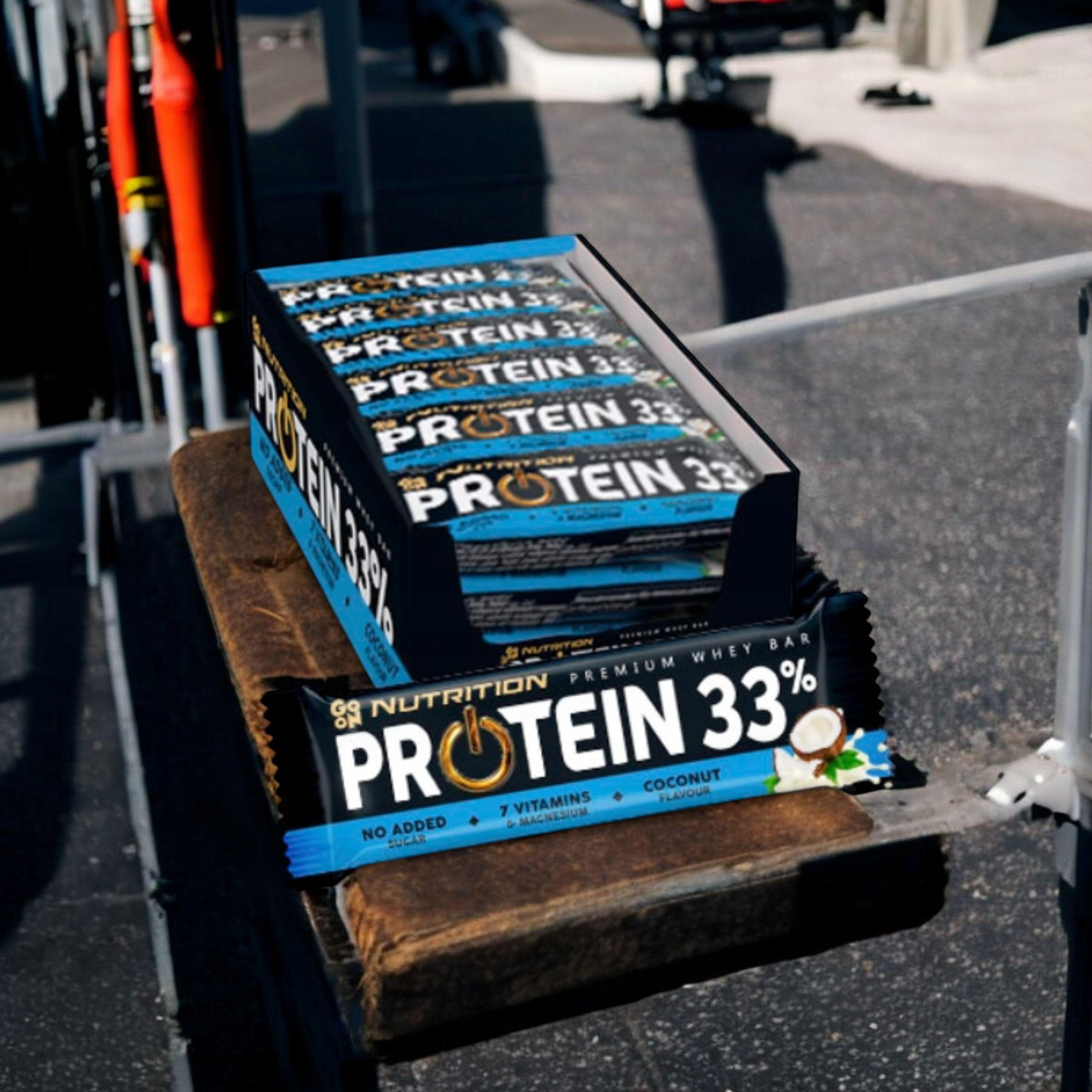 GO ON NUTRITION - Go On Protein 33% Riegel - 25x 50g