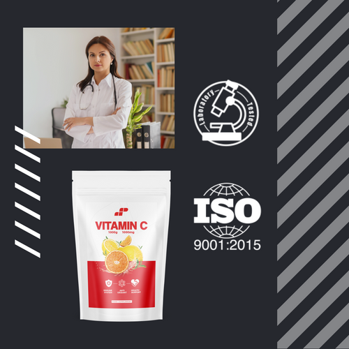 MP NUTRITION 100% Vitamin C 1000mg - 1000g - Vitamin C