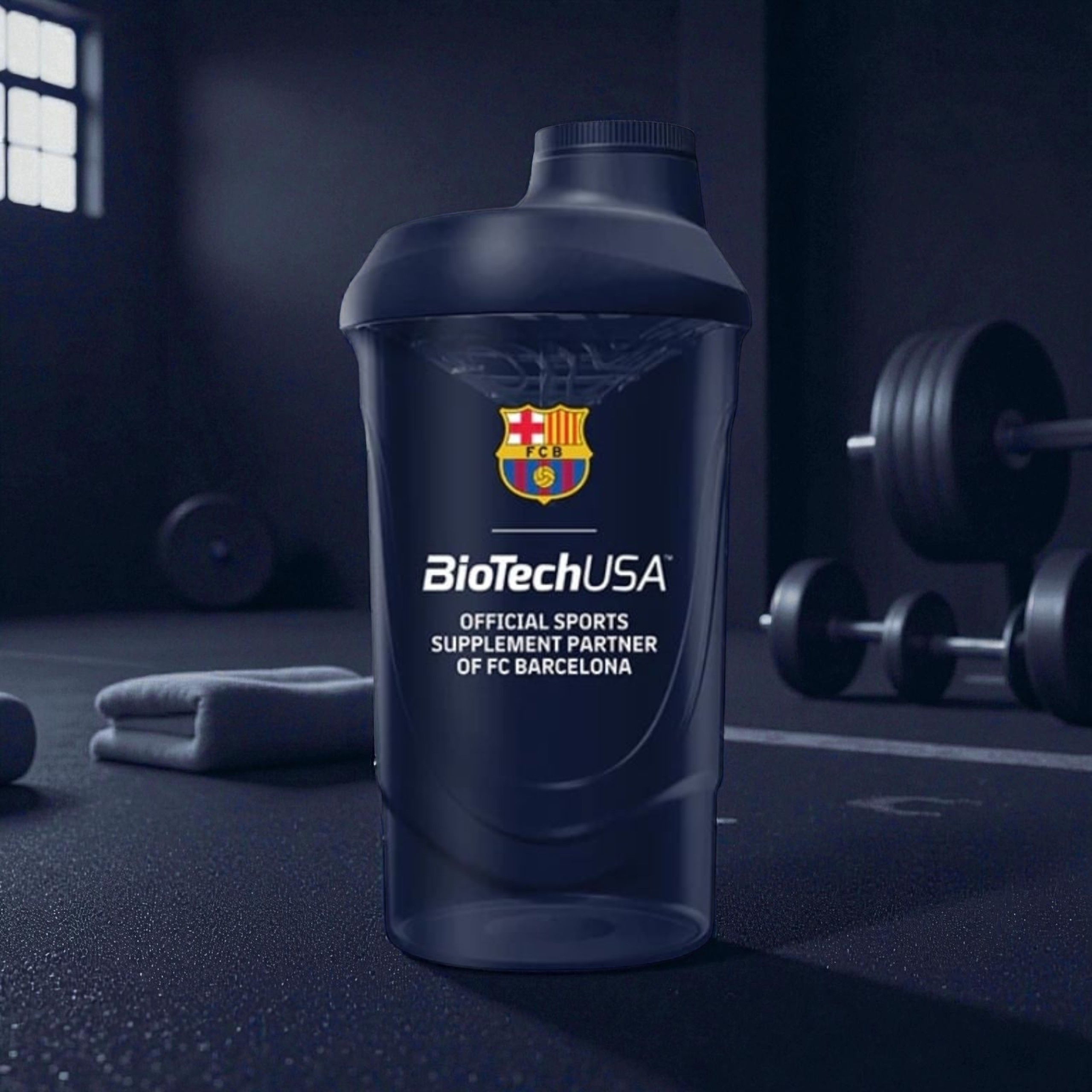 BIOTECH - Shaker Biotech FC Barcelona - 600ml - Blau