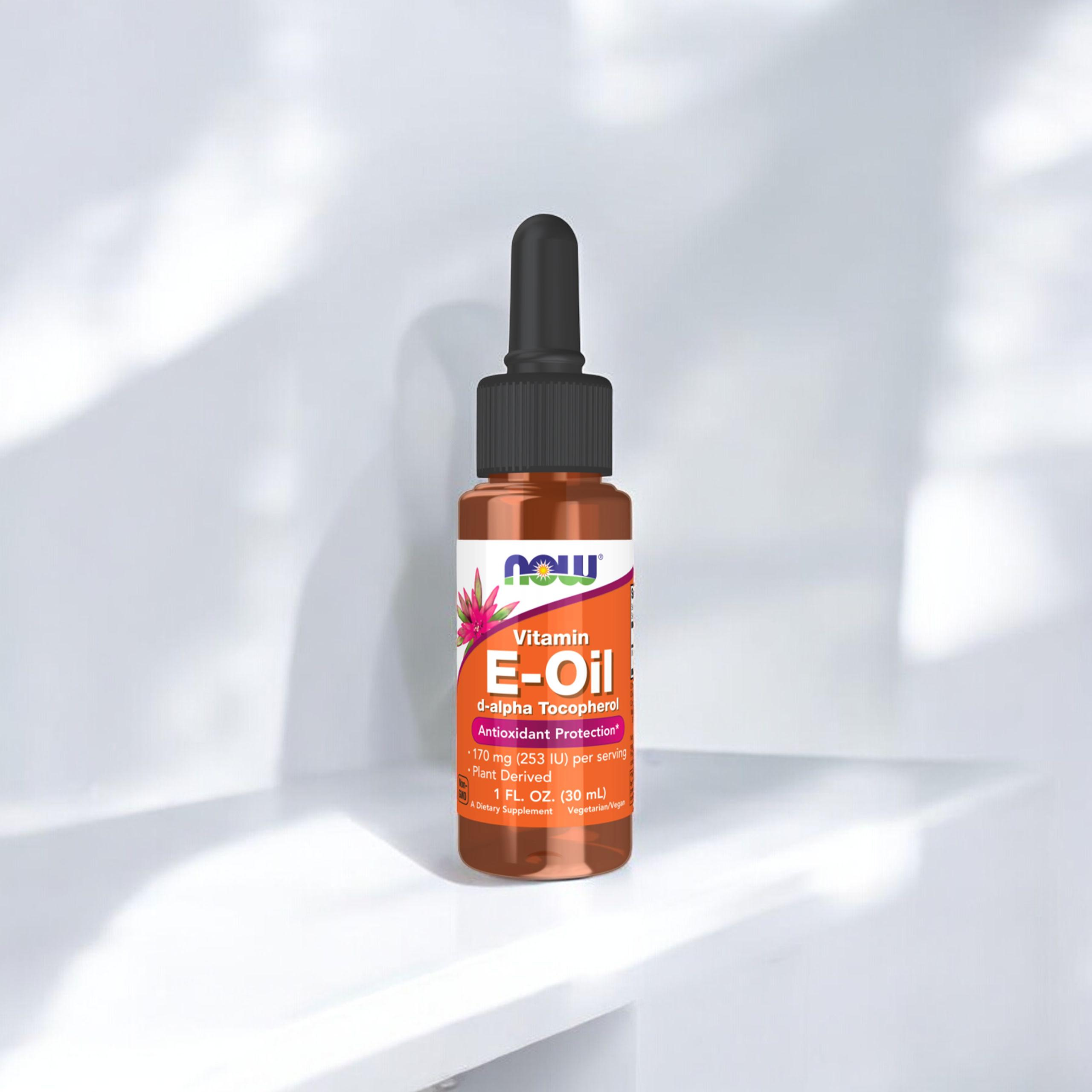 NOW Vitamin E-Oil (d-alpha Tocopherol) 253IU - 30ml