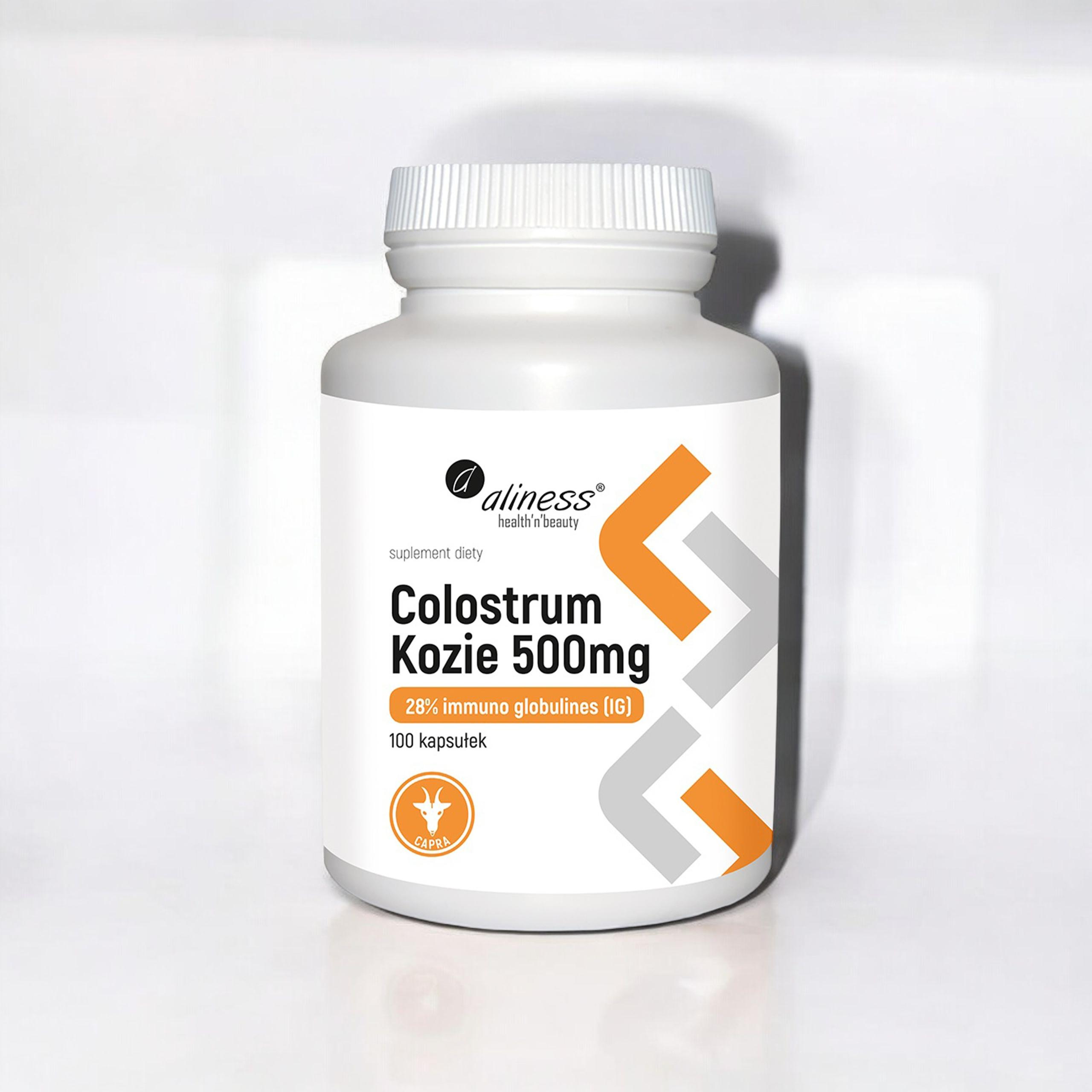 Aliness Colostrum Ziegen 500mg - 100caps.