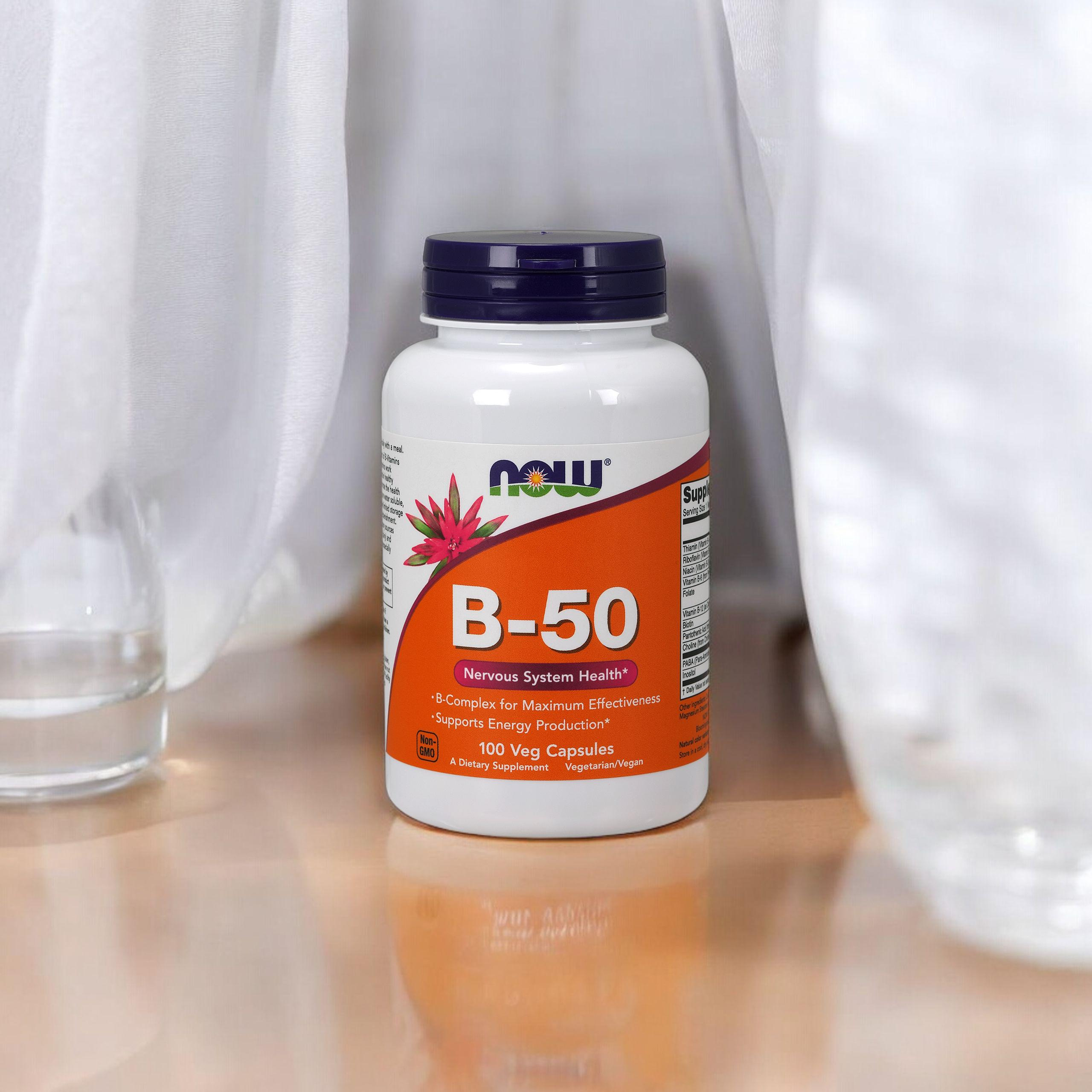 NOW Vitamin B-50 - 100vcaps