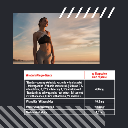 MP NUTRITION Ashwagandha 450mg 9% Witanolide - 60 caps